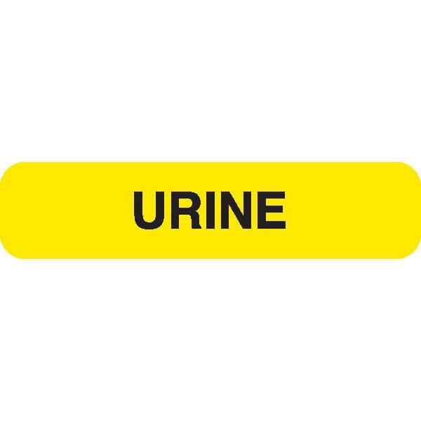 Urine Collection Label - "URINE"