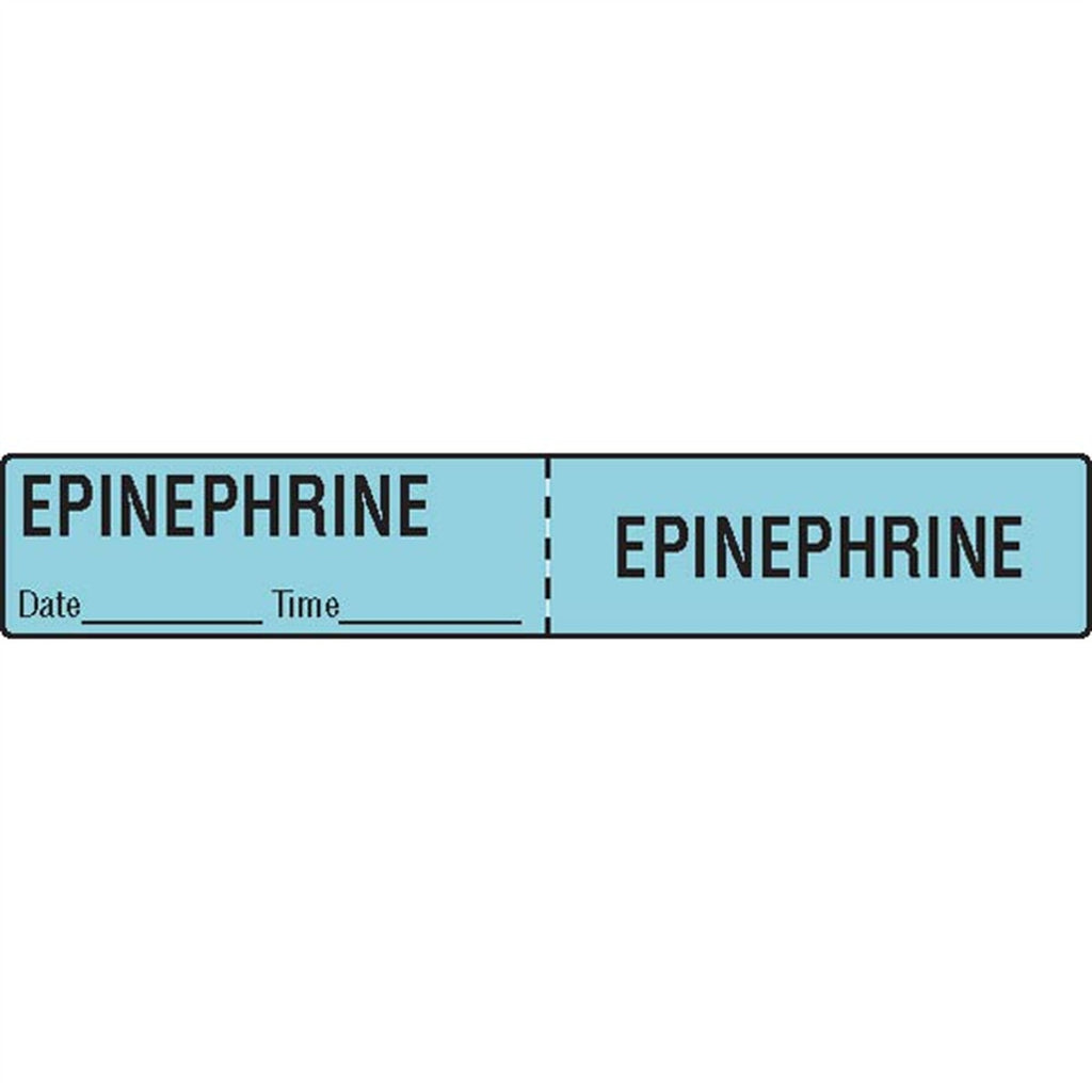 IV Tubing Medication Labels - Epinepherine