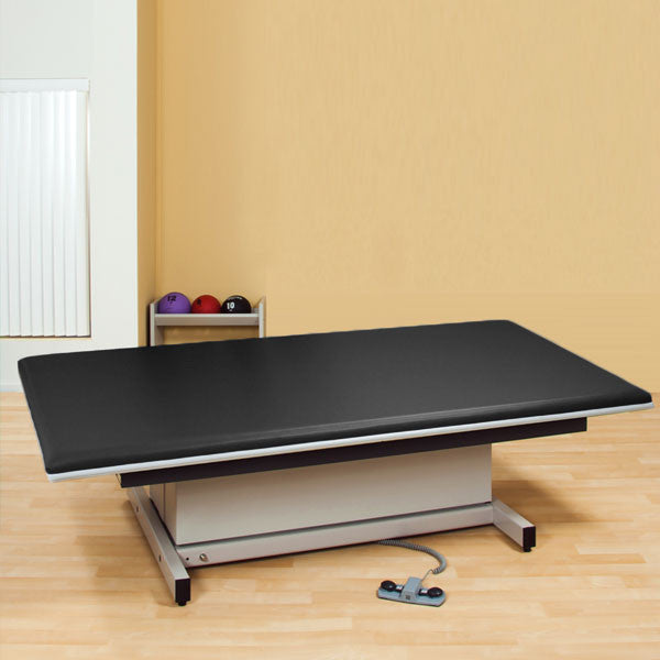 Hi-Lo Power Mat Platform Table Upholstered top 5 x 7 Black - Black