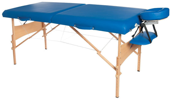 Deluxe Portable Massage Table - Blue