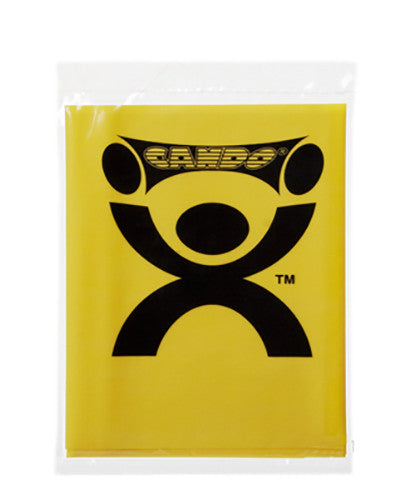 CanDo Light Powder Exercise Band - 4' - Yellow - X-soft