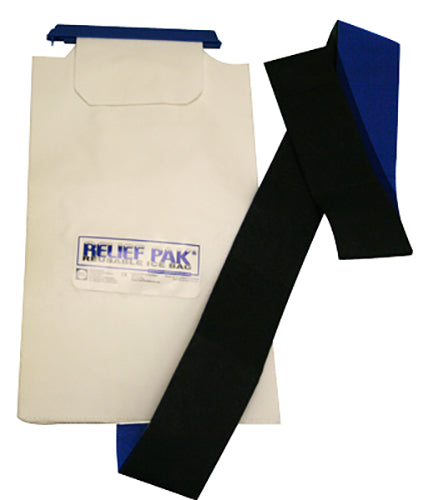 Relief Pak Insulated Ice Bag with Hook/Loop Band