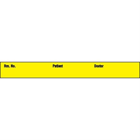 Patient Chart Label Tape