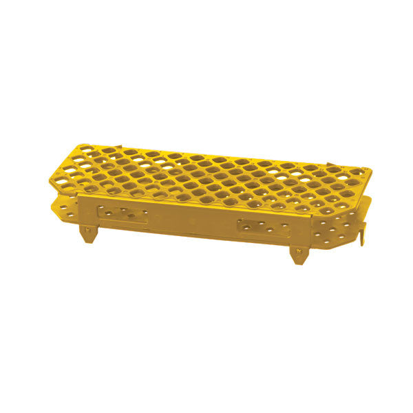 100-Place Microcentrifuge Tube Rack - Yellow