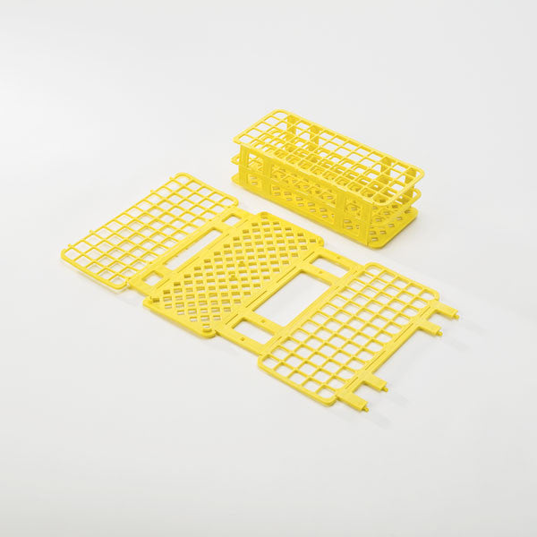 60-Place Tube Rack for 16mm Tubes - Yellow