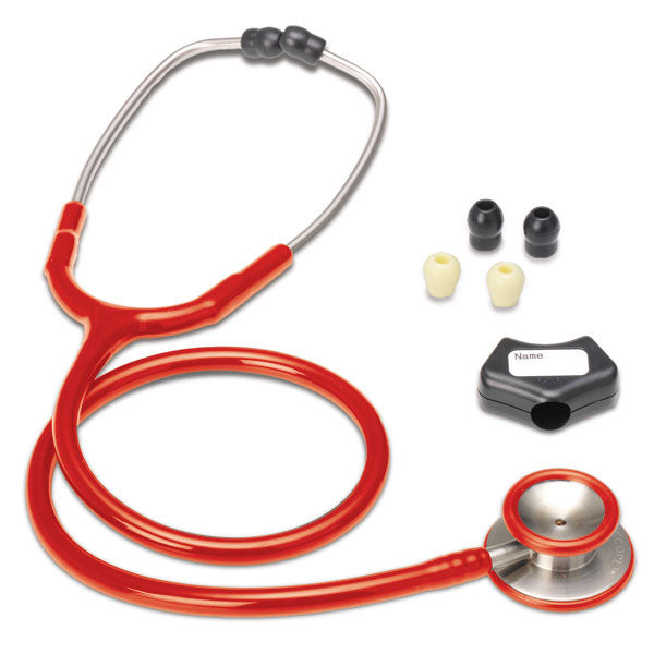 General Practice Stethoscope  31"L  - Red