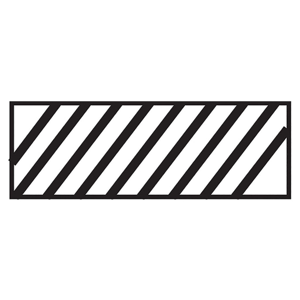 Instrument Marking Sheet Tape with Black Diagonal Stripes - White
