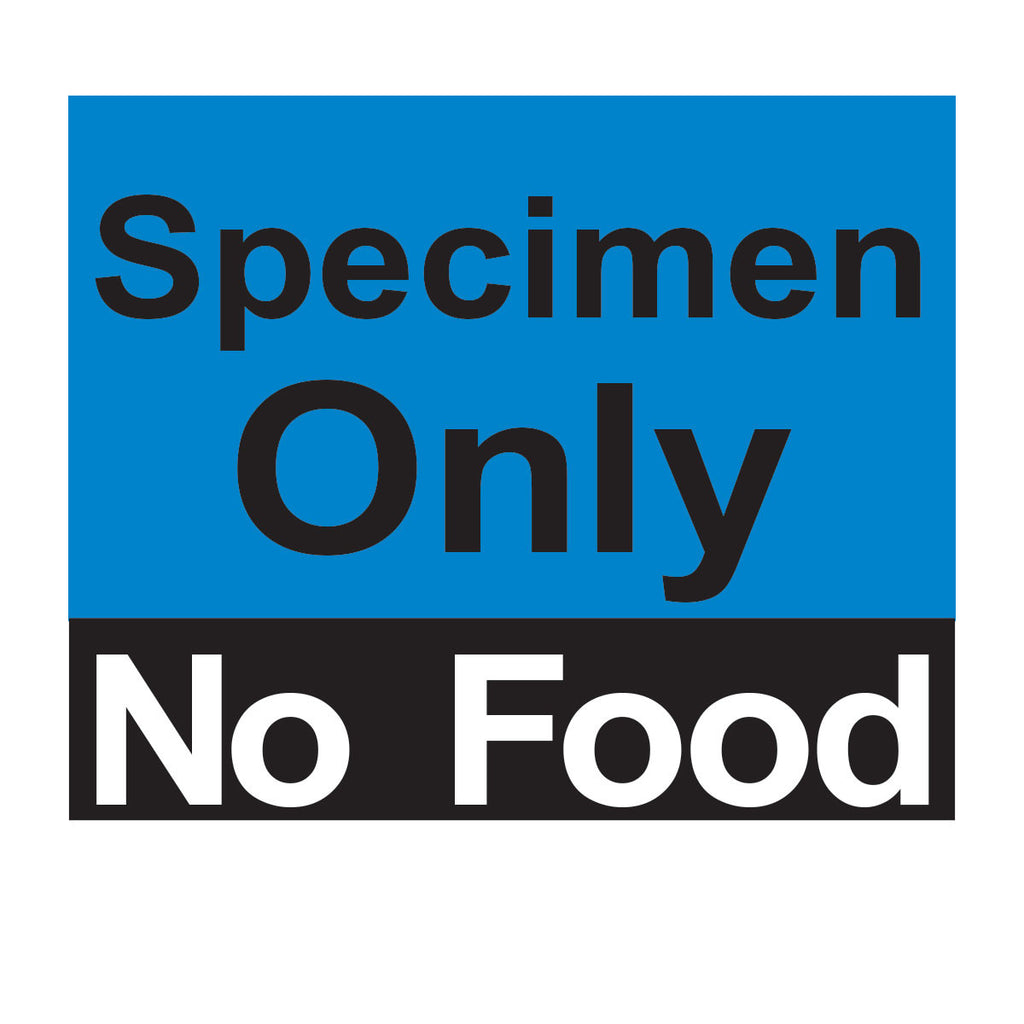 Specimen Only No Food Magnet