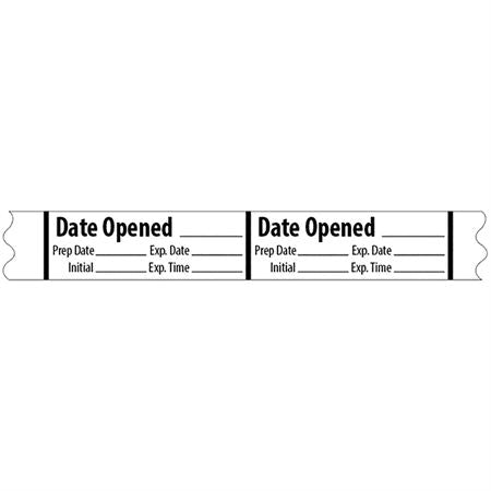 Date Opened Medication Label Tape