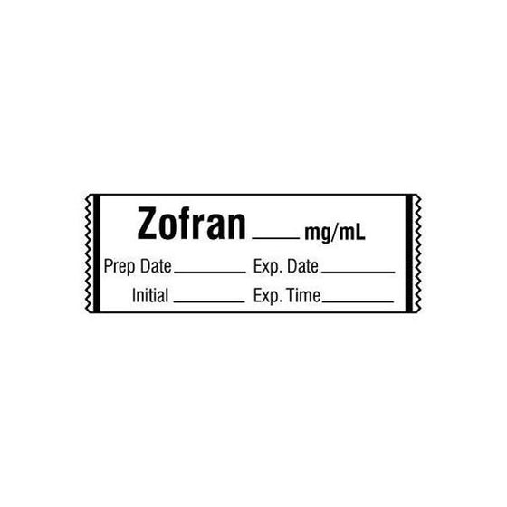 ZOFRAN__mg/mL Medication Label Tape