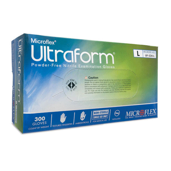 Microflex Ultraform Nitrile Medical Gloves - Small