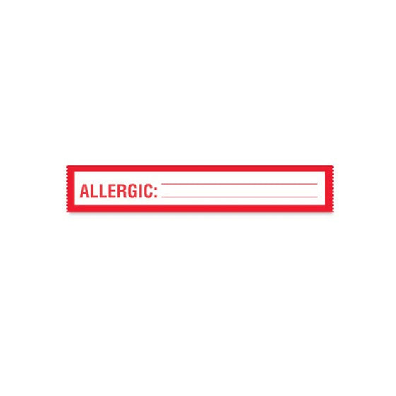Patient Chart Allergic Label Tape