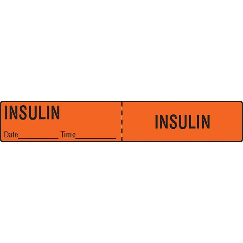 IV Tubing Medication Labels - Insulin