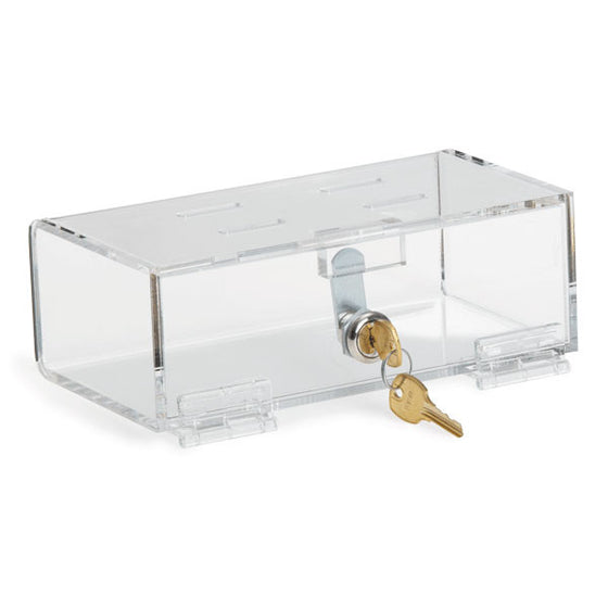 Medication Lock Boxes with Keys - Small - 8.325"W x 4.5"D x 2.875"H