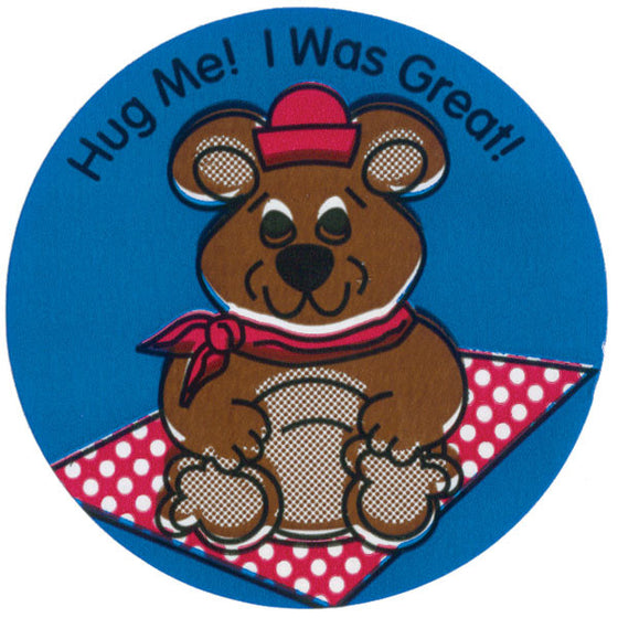 Hug Me! I Was Great! Pediatric Stickers