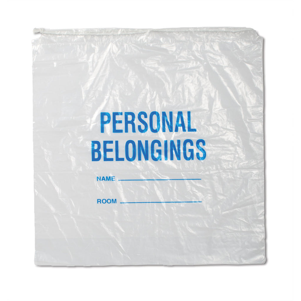 Patient Belongings Bags - Clear