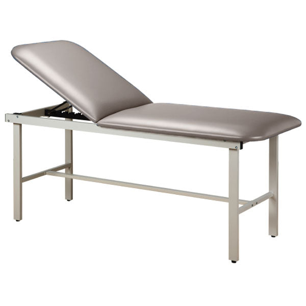 Adjustable Backrest Treatment Table with Steel Frame - Cream