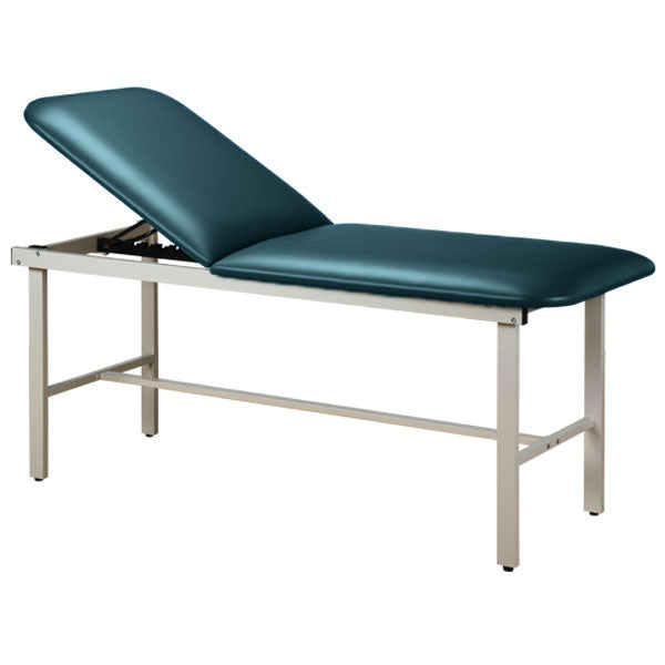 Adjustable Backrest Treatment Table with Steel Frame - Slate Blue