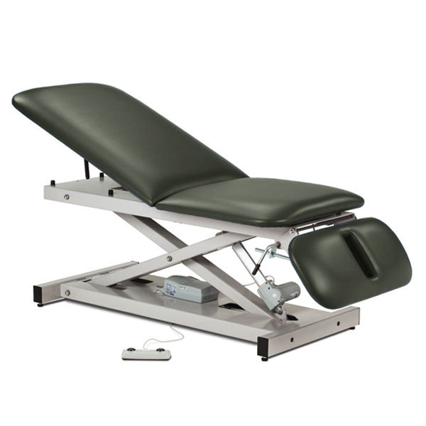 Treatment Exam Table Power Height Adjustable Backrest Drop Section - Gunmetal