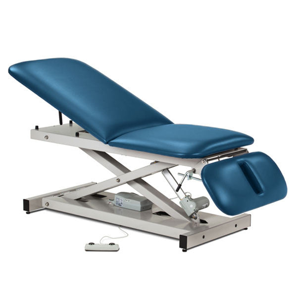 Treatment Exam Table Power Height Adjustable Backrest Drop Section - Wedgewood