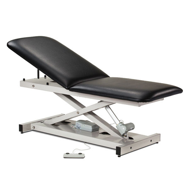 Treatment Exam Table Power Height Adjustable Backrest - Black