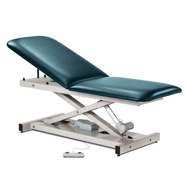 Treatment Exam Table Power Height Adjustable Backrest - Slate Blue
