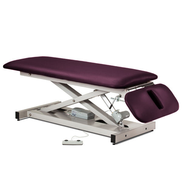 Treatment Exam Table Power Height Drop Section - Purplegray