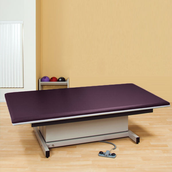 Hi-Lo Power Mat Platform Table Upholstered top 4 x 7 Purplegray - Purplegray