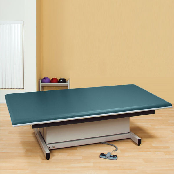Hi-Lo Power Mat Platform Table Upholstered top 4 x 7 Slate Blue - Slate Blue