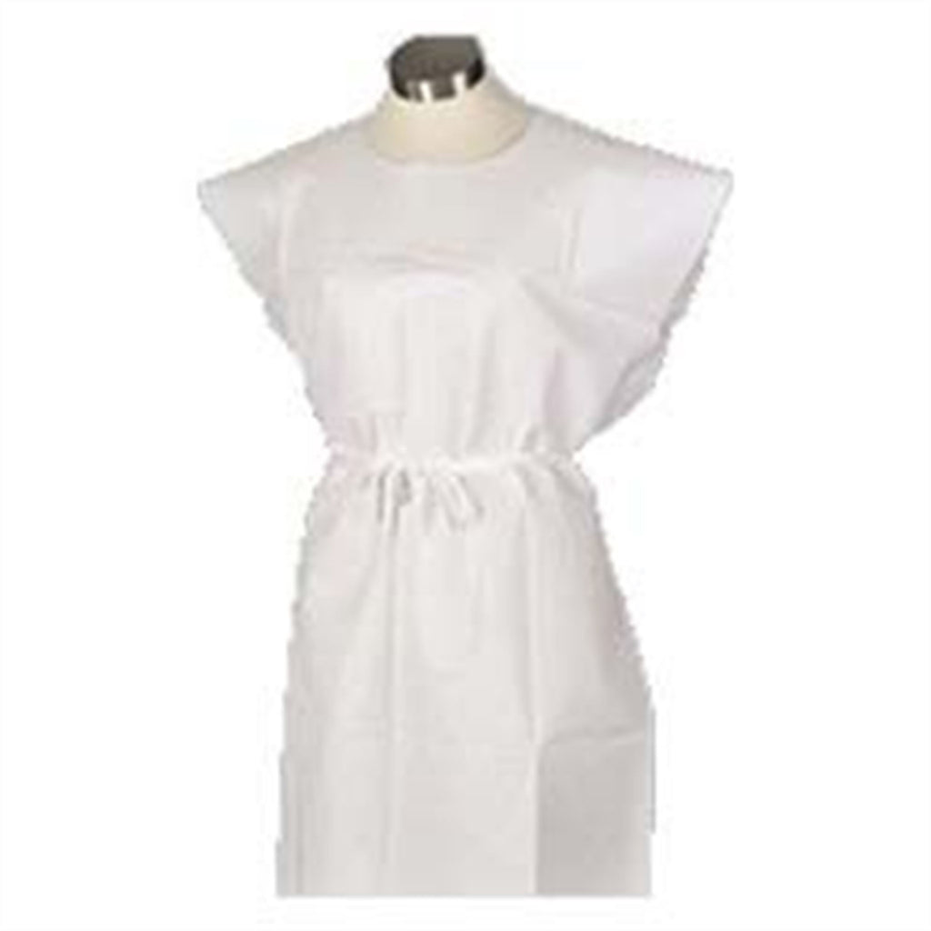 3-Ply Paper Disposable Medical Exam Gown 50/PK - 