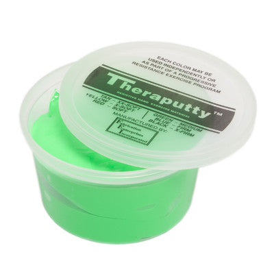 CanDo Antimicrobial Theraputty - 1 lb - Green - Medium