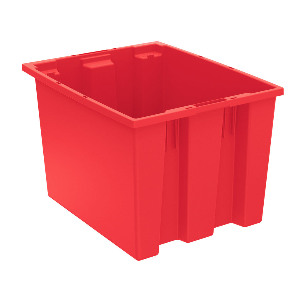 Akro-Mils Nest & Stack Tote 35195 - 19-1/2" x 15-1/2" x 13" - Red