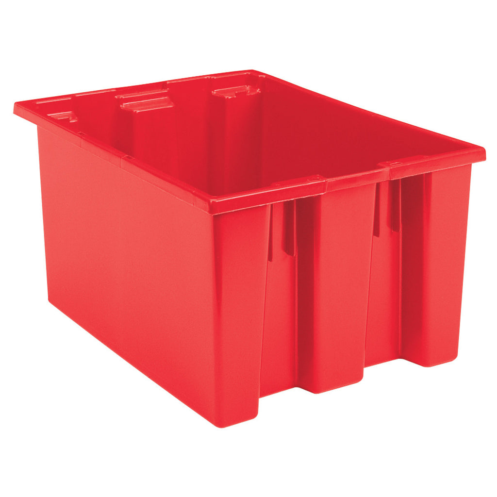 Akro-Mils Nest & Stack Tote 35230 - 23-1/2" x 19-1/2" x 13" - Red