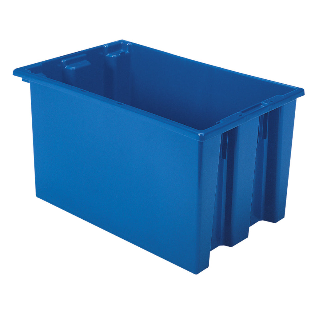Akro-Mils Nest & Stack Tote 35240 - 23-1/2" x 15-1/2" x 12" - Blue