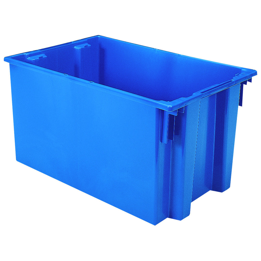 Akro-Mils Nest & Stack Tote 35300 - 29-1/2" x 19-1/2" x 15" - Blue