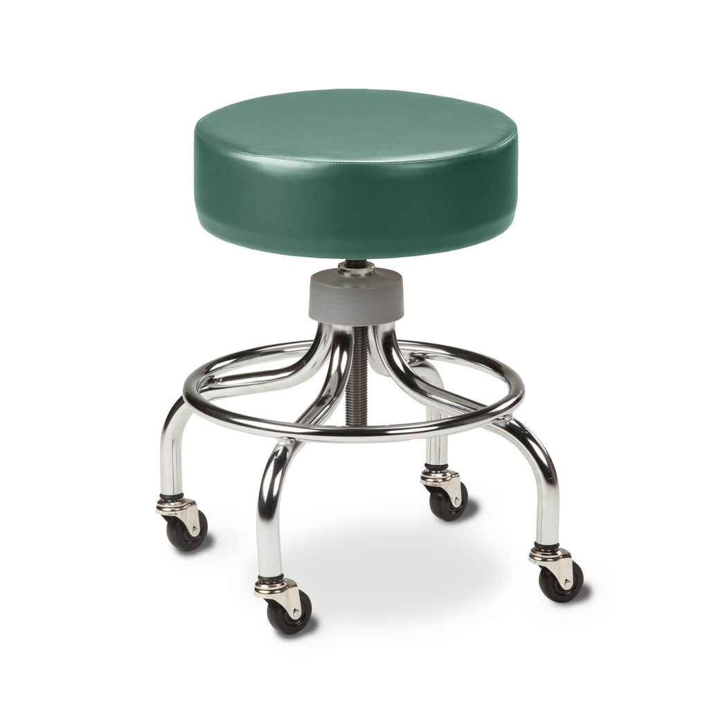 Chrome Base Stool with Round Foot Ring - Palm Coast - 