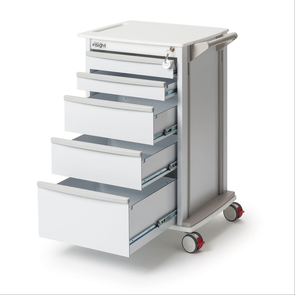 Medical Supply Storage Cart 24.25"W x 19"L x 34.25"H