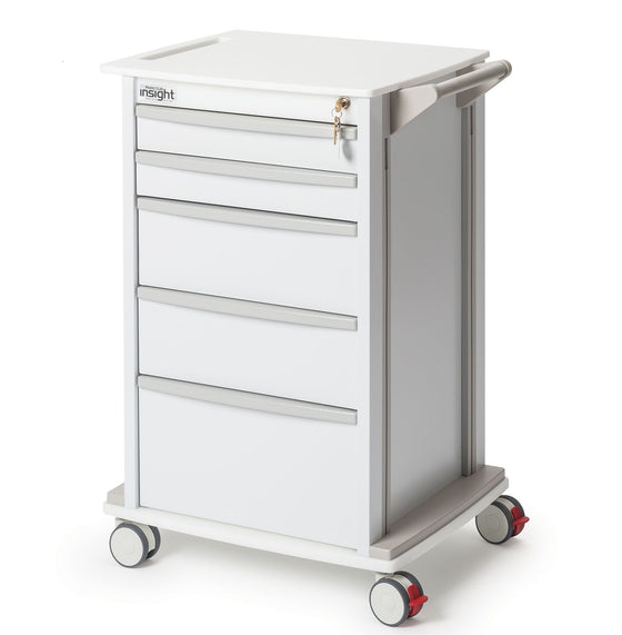 Medical Supply Storage Cart 24.25"W x 19"L x 34.25"H