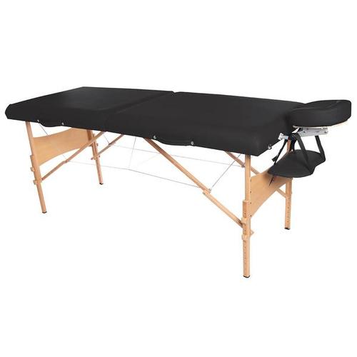 Deluxe Portable Massage Table - Black