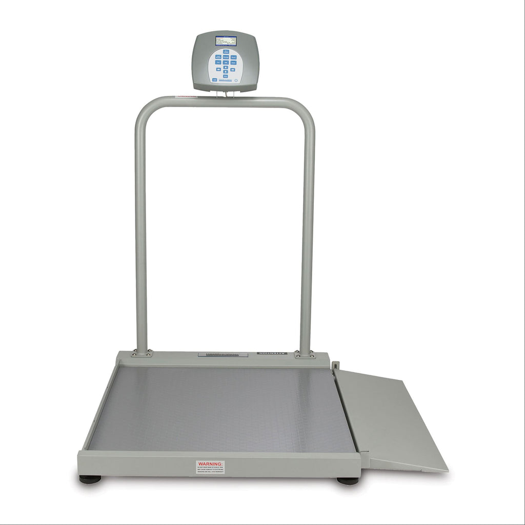 Health o meter 2500KL Digital Wheelchair Scale with Handrails