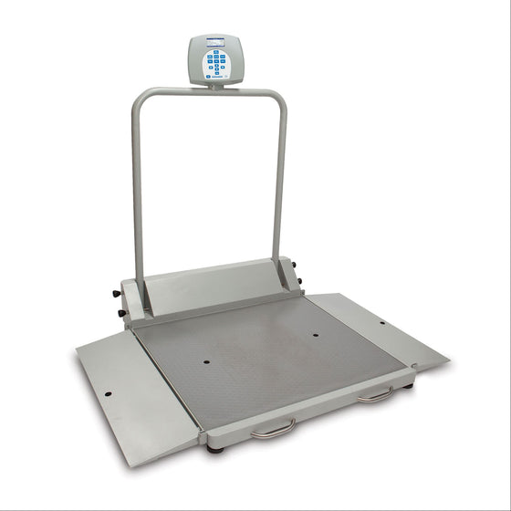 Health o meter 2610KL Digital Wheelchair Scale - Portable/Folding with 2 Ramps