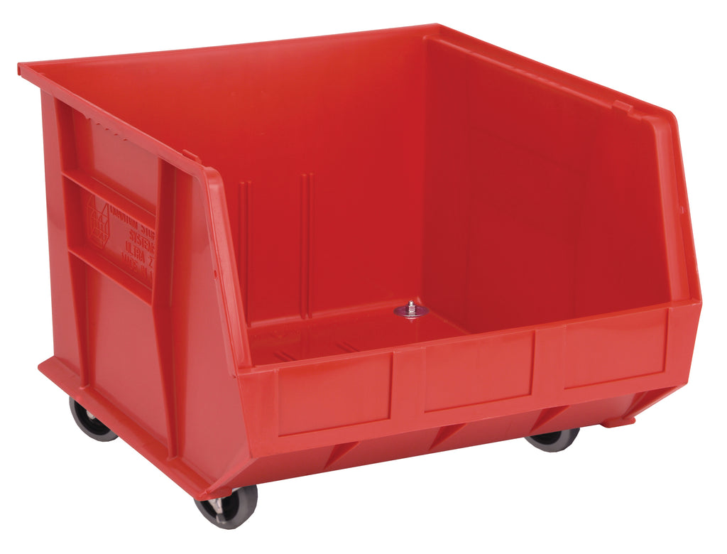 Quantum QUS275MOB Mobile Ultra Stack and Hang Bin  18" x 16-1/2" x 11" - Red